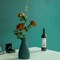 Fabulaxe 10 H Decorative Ceramic Sculpture Channeled Centerpiece Table Vase, Dark Teal Blue Green QI004055.DGN - alternate 8